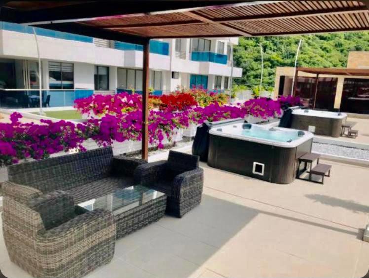 Samaria Club De Playa By Santa Marta Playa Resort, Preciosos Apartamentos En El Sector Exclusivo De Pozos Colorados Exterior foto